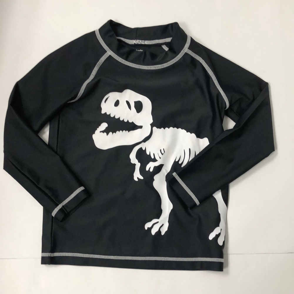 3/$25.00 CARTER’S BLACK DINOSAUR RASH-GUARD/SWIMMING